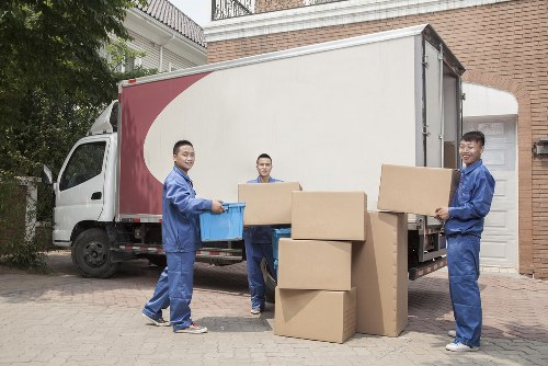 Low-carbon van used for local storage operations