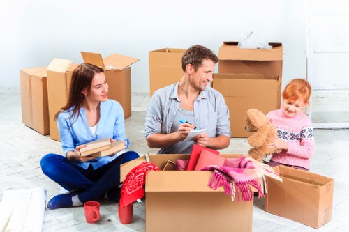 Man and van service loading furniture in Mitcham