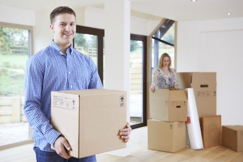 Cubic-yard storage quote example for boxes and furniture in Mitcham
