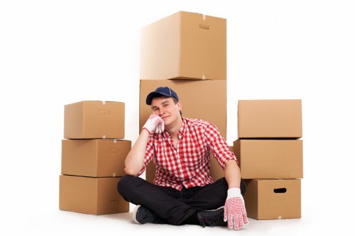 New homeowners settling into a property after house removals in Mitcham